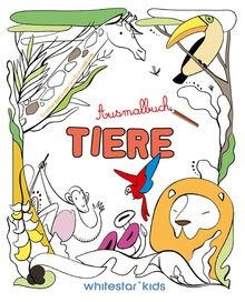 Tiere ausmalbuch für kinder - tiere:,